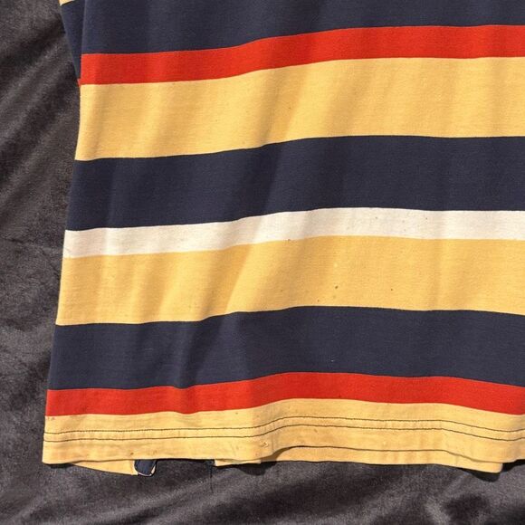 Phat Farm 3XL Polo Shirt Y2K Vintage 90s Baggy Fit Stripe Skater Retro Hip Hop - Picture 5 of 12